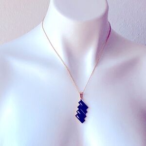 BLACK AND GOLD NECKLACE